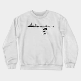 Marseille - World Cities Series by 9BH Crewneck Sweatshirt